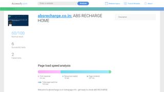 
                            6. Access absrecharge.co.in. ABS RECHARGE HOME