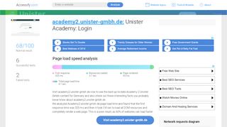 
                            1. Access academy2.unister-gmbh.de. Unister Academy: Login