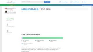 
                            3. Access accessmcd.com. POST data