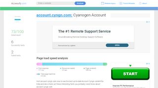 
                            6. Access account.cyngn.com. Cyanogen Account