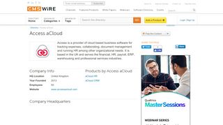 
                            4. Access aCloud - CMSWire