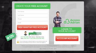 
                            4. Access Adrian - Login