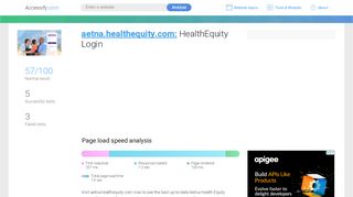 
                            1. Access aetna.healthequity.com. HealthEquity Login