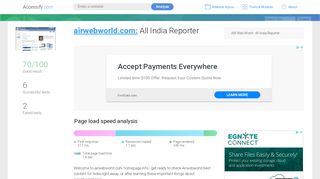 
                            8. Access airwebworld.com. All India Reporter