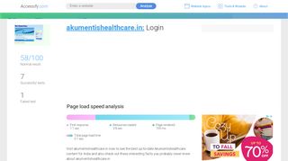 
                            5. Access akumentishealthcare.in. Login