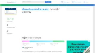 
                            3. Access alexnet.alexandriava.gov. Netscaler Gateway