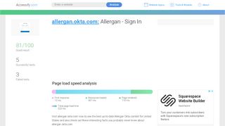 
                            7. Access allergan.okta.com. Allergan - Sign In