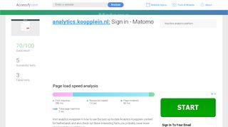 
                            6. Access analytics.koopplein.nl. Sign in - Matomo