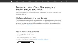 
                            2. Access and view iCloud Photos on your iPhone, iPad, or iPod ...