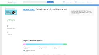 
                            7. Access anico.com. American National