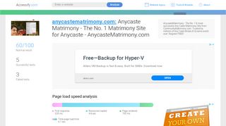 
                            6. Access anycastematrimony.com. Anycaste Matrimony - The No ...