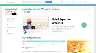 
                            5. Access apextelecom.net. Welcome to Apex Telecom