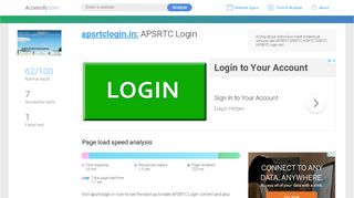 
                            6. Access apsrtclogin.in. APSRTC Login - accessify.com