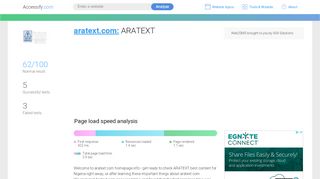 
                            8. Access aratext.com. ARATEXT