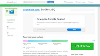 
                            5. Access asqonline.com. Brookes ASQ