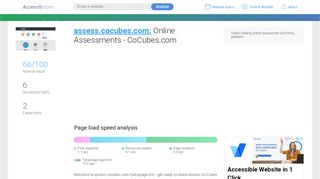 
                            5. Access assess.cocubes.com. Online Assessments - accessify.com