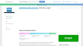 
                            8. Access atentomundi.com.br. Atento Login