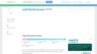 
                            5. Access audit.ldschurch.org. LUFAS - accessify.com