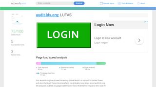 
                            3. Access audit.lds.org. LUFAS - accessify.com