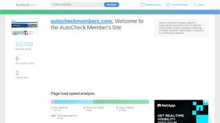 
                            7. Access autocheckmembers.com. Welcome to the …