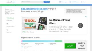 
                            7. Access b2b.verizonwireless.com. Verizon business account login
