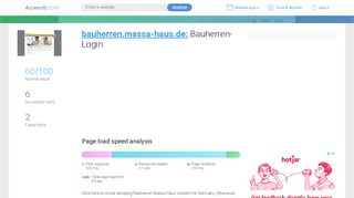 
                            11. Access bauherren.massa-haus.de. Bauherren-Login