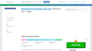 
                            3. Access benedictino.athenea.com.mx. Athenea 5.0 - Login