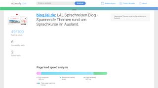 
                            9. Access blog.lal.de. LAL Sprachreisen Blog - Spannende ...