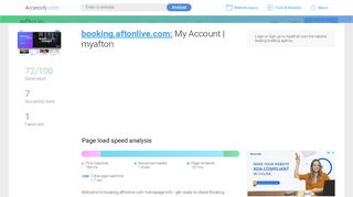 
                            7. Access booking.aftonlive.com. My Account | …