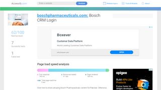 
                            1. Access boschpharmaceuticals.com. Bosch CRM Login