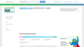 
                            7. Access bugclub.co.uk. ActiveLearn: Login