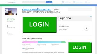 
                            9. Access caesars.benefitsnow.com. Login - Caesars ...
