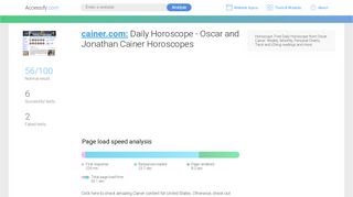 
                            8. Access cainer.com. Daily Horoscope - Oscar and …