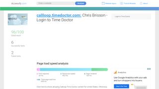 
                            6. Access callloop.timedoctor.com. Chris Brisson - Login to ...