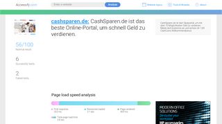 
                            1. Access cashsparen.de. CashSparen.de ist das beste Online ...