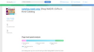 
                            7. Access catalog.naeir.org. Shop NAEIR | Gifts in Kind Catalog