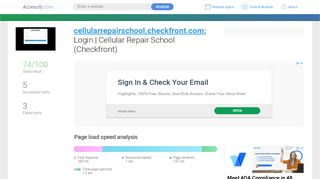 
                            3. Access cellularrepairschool.checkfront.com. Login ...