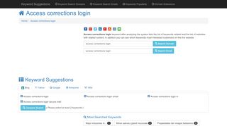 
                            7. Access corrections login