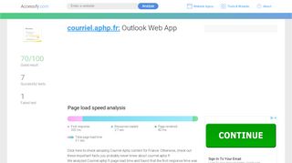 
                            8. Access courriel.aphp.fr. Outlook Web App