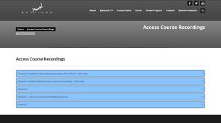 
                            1. Access Course Recordings - Bayyinah