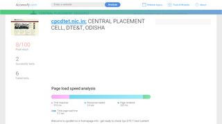 
                            5. Access cpcdtet.nic.in. CENTRAL PLACEMENT CELL, DTE&T, ODISHA