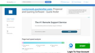 
                            8. Access customweb.quoteroller.com. Proposal and Quoting ...