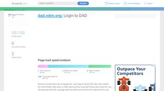 
                            3. Access dad.ndrn.org. Login to DAD - accessify.com