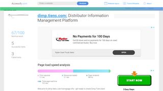 
                            2. Access dimp.tiens.com. Distributor Information Management ...