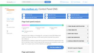 
                            7. Access dns.matbao.vn. Control Panel DNS