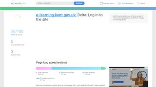 
                            1. Access e-learning.kent.gov.uk. Delta: Log in to the site