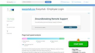 
                            3. Access easystub.ca. Easystub - Employee Login