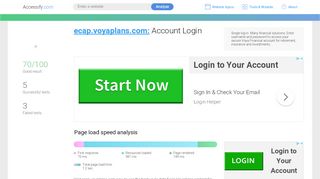 
                            7. Access ecap.voyaplans.com. Account Login