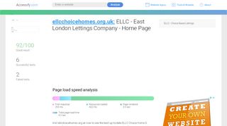 
                            5. Access ellcchoicehomes.org.uk. ELLC - East London Lettings ...