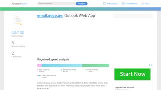 
                            4. Access email.adco.ae. Outlook Web App